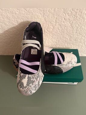 PUMA Speedcat Ballet Mixed Feel Genuine Calf Hair Sneaker size 8